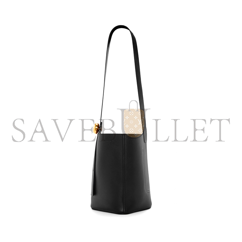 LOEWE MEDIUM PEBBLE BUCKET IN SMOOTH CALFSKIN AANBBBWX01 (28*24.5*23.5cm)